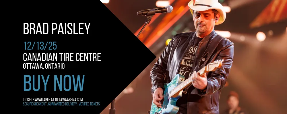 Brad Paisley at Canadian Tire Centre