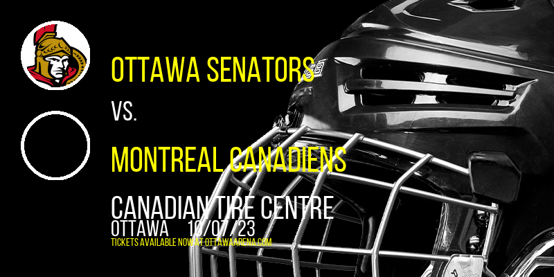 NHL Preseason at Canadian Tire Centre