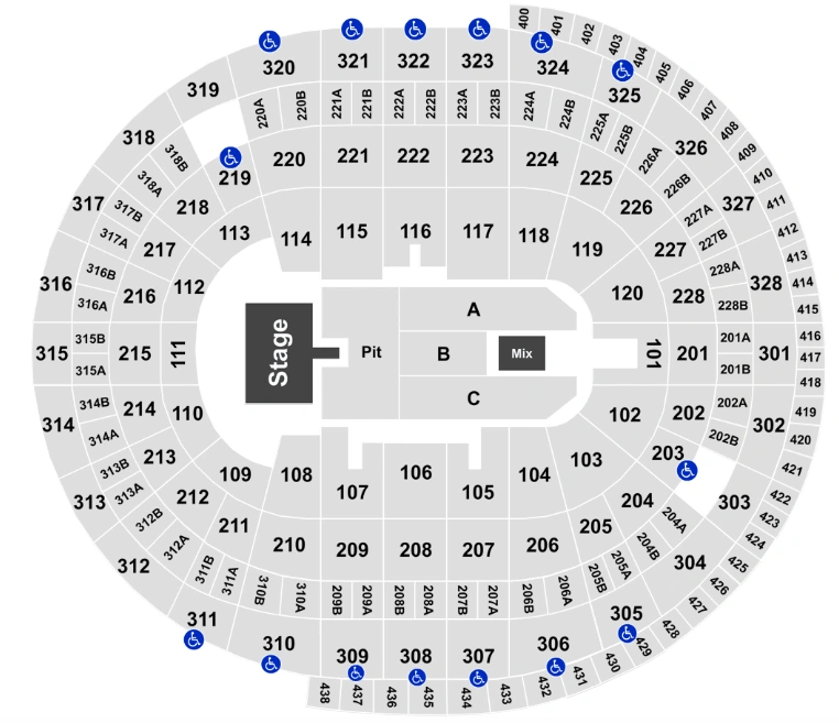 Canadian Tire Centre Seating Chart